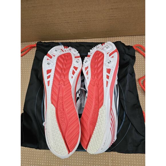 Saucony Endorphin 3, Spikes, Track, Running Shoes, S29070-2 Slate Mens Size 12.5 - Picture 7 of 12